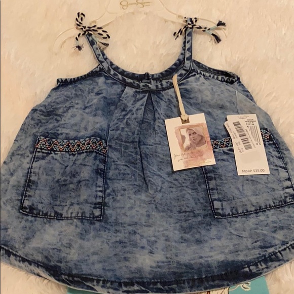 Chambray Top and legging Set - Picture 2 of 4